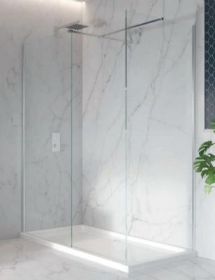 SCUDO S8 1000mm SINGLE WETROOM PANEL, S8-WET1000CHR